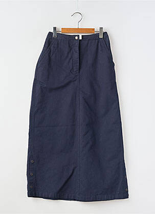 Jupe longue poches bleu PETIT BATEAU fille
