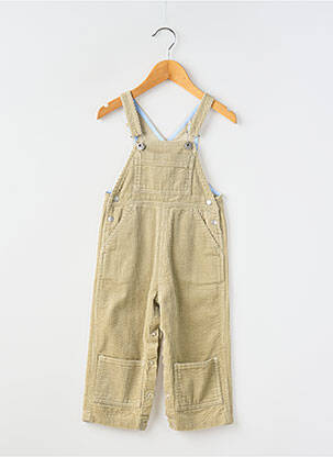 Salopette coupe droite fines bretelles beige PETIT BATEAU garçon