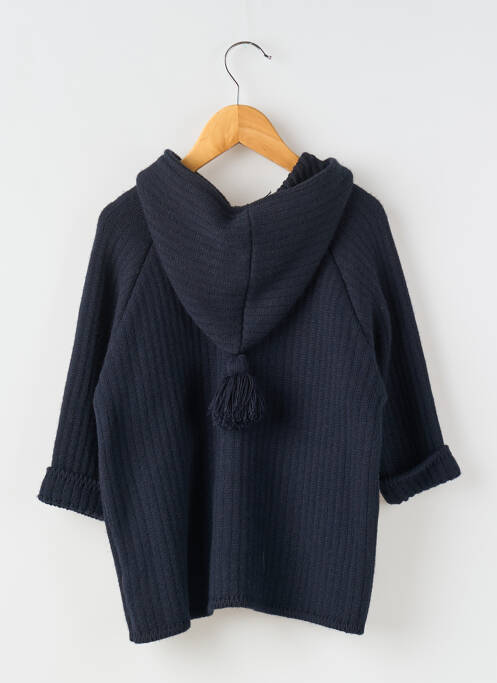 Gilet manches longues bleu LAPIN BLEU pour fille