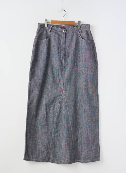Jupe longue bleu COUDEMAIL pour femme