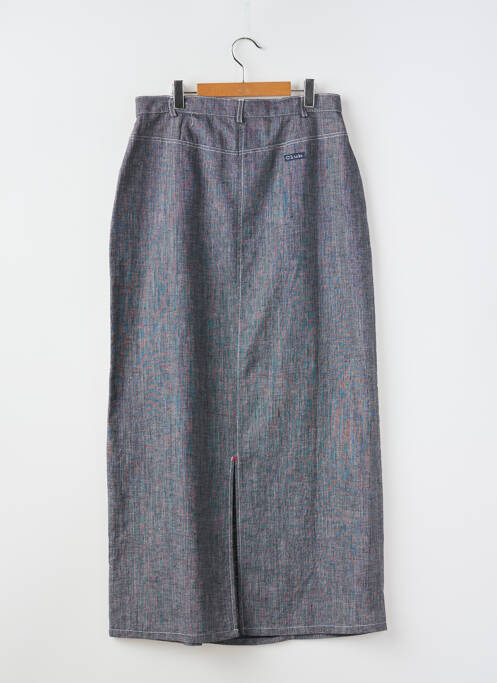 Jupe longue bleu COUDEMAIL pour femme