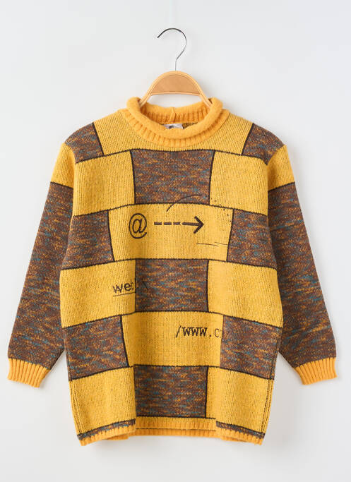 Pull jaune COUDEMAIL pour garçon