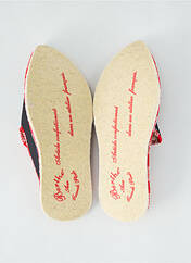 Chaussons/Pantoufles bleu BERTHE AUX GRANDS PIEDS pour homme seconde vue