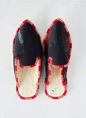 Chaussons/Pantoufles noir BERTHE AUX GRANDS PIEDS pour homme seconde vue