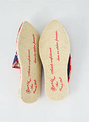 Chaussons/Pantoufles rouge BERTHE AUX GRANDS PIEDS pour homme seconde vue