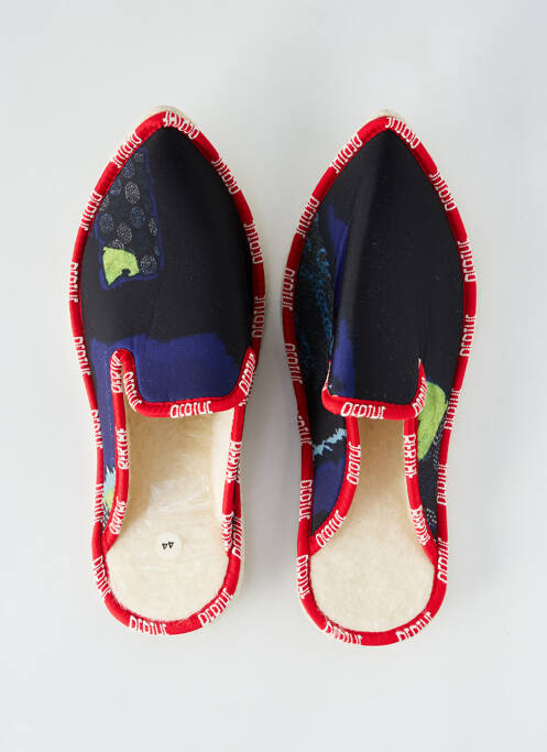 Chaussons/Pantoufles bleu BERTHE AUX GRANDS PIEDS pour homme