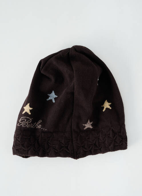 Bonnet marron BERTHE AUX GRANDS PIEDS pour femme