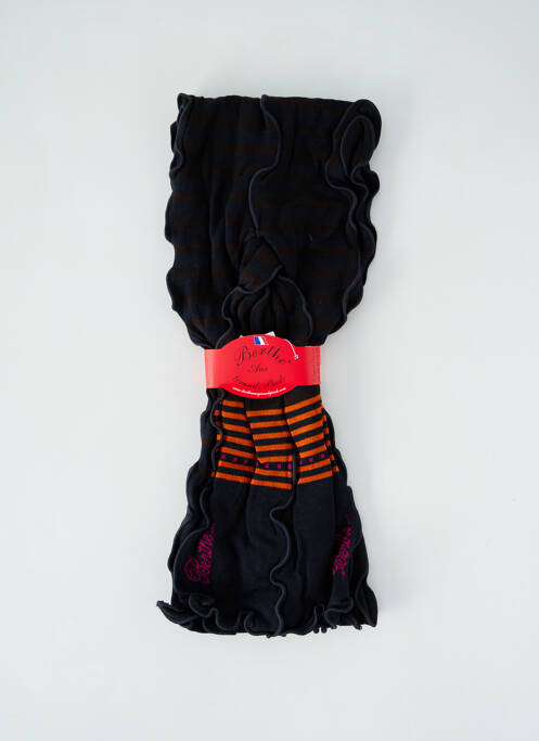 Echarpe bleu BERTHE AUX GRANDS PIEDS pour femme