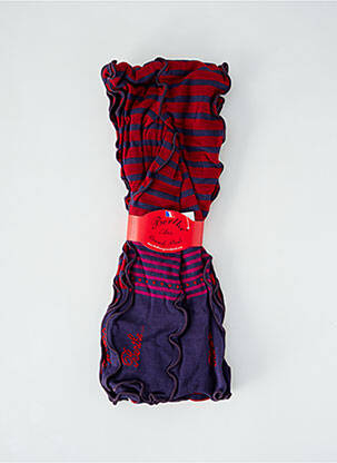 Echarpe rouge BERTHE AUX GRANDS PIEDS pour femme