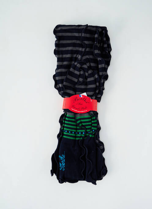 Echarpe bleu BERTHE AUX GRANDS PIEDS pour femme