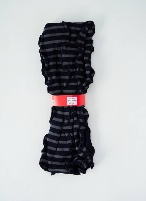 Echarpe bleu BERTHE AUX GRANDS PIEDS pour femme