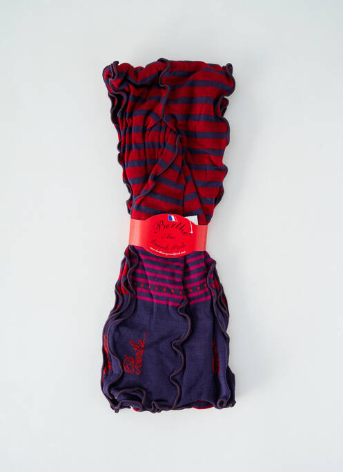 Echarpe rouge BERTHE AUX GRANDS PIEDS pour femme