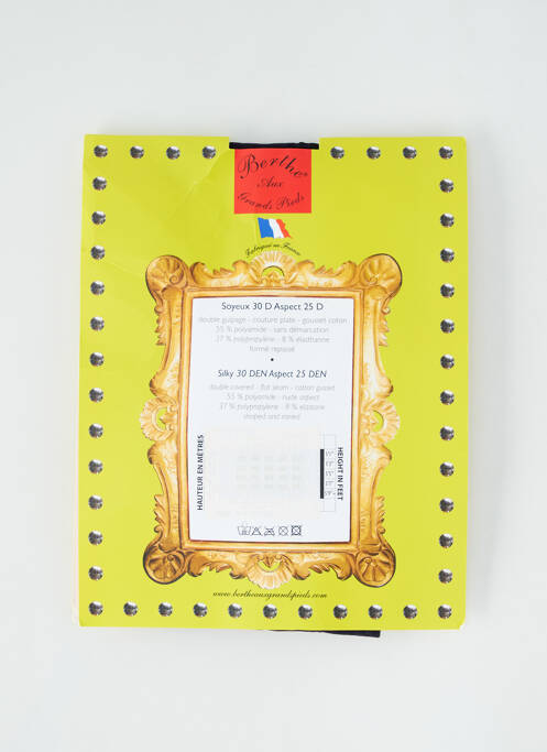 Collants bleu BERTHE AUX GRANDS PIEDS pour femme