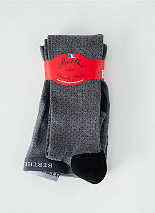 Collants imprimé fantaisie rouge BERTHE AUX GRANDS PIEDS femme