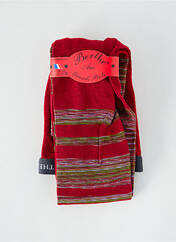 Collants rouge BERTHE AUX GRANDS PIEDS pour femme seconde vue