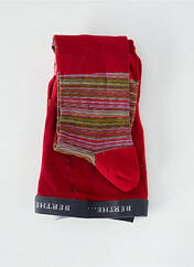 Collants rouge BERTHE AUX GRANDS PIEDS pour femme seconde vue