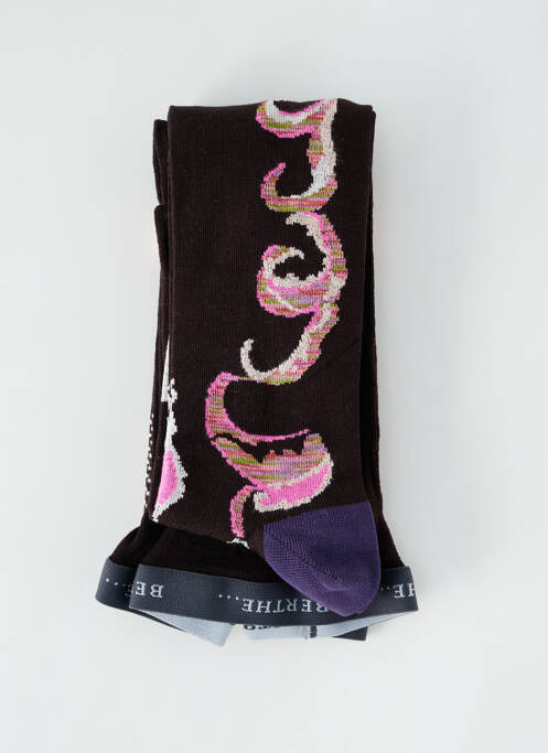 Collants marron BERTHE AUX GRANDS PIEDS pour femme