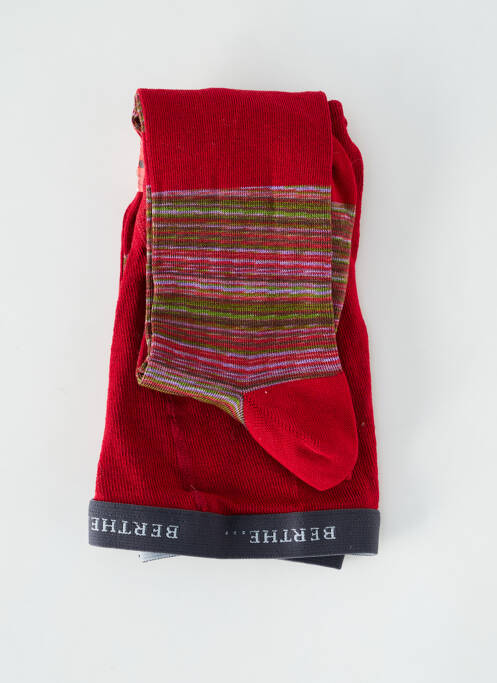 Collants rouge BERTHE AUX GRANDS PIEDS pour femme