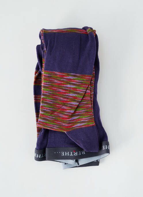 Collants violet BERTHE AUX GRANDS PIEDS pour femme