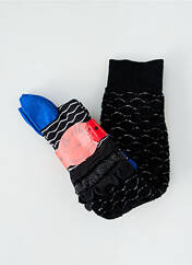 Chaussettes bleu BERTHE AUX GRANDS PIEDS pour femme seconde vue