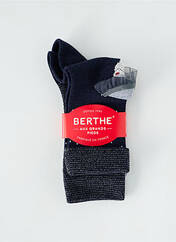 Chaussettes bleu BERTHE AUX GRANDS PIEDS pour femme seconde vue
