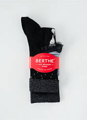 Chaussettes argent BERTHE AUX GRANDS PIEDS pour femme seconde vue