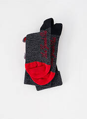 Chaussettes rouge BERTHE AUX GRANDS PIEDS pour femme seconde vue