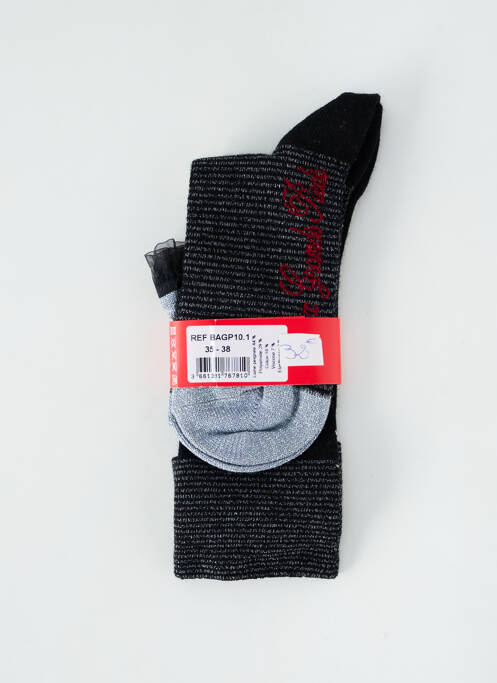 Chaussettes argent BERTHE AUX GRANDS PIEDS pour femme