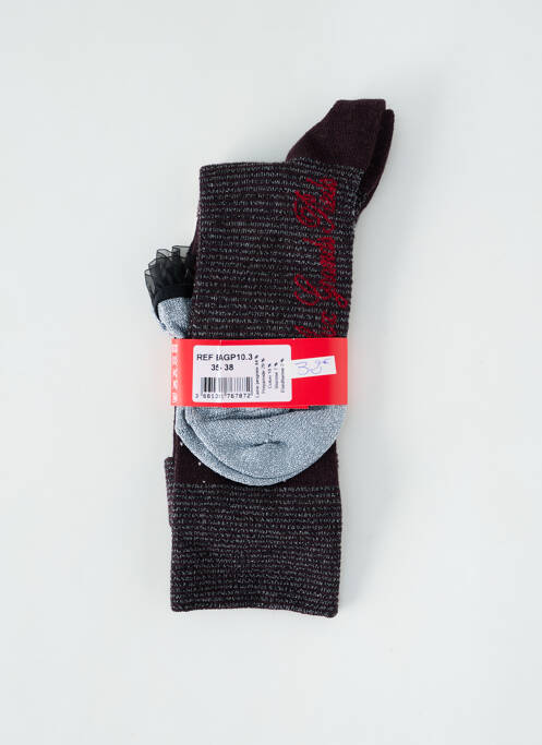 Chaussettes violet BERTHE AUX GRANDS PIEDS pour femme