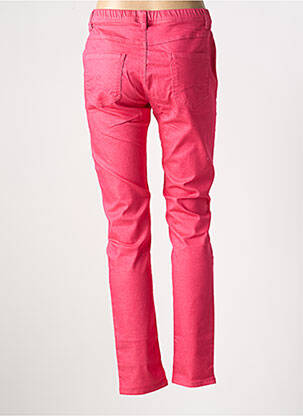 Pantalon slim taille élastique taille normale rose S.QUISE femme