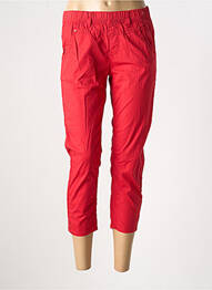 Pantacourt stretch taille normale rouge S.QUISE femme