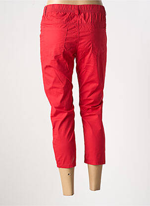 Pantacourt stretch taille normale rouge S.QUISE femme
