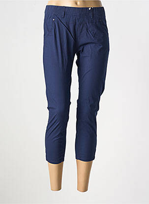 Pantacourt stretch taille normale bleu S.QUISE femme