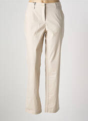 Pantalon droit beige ÉTYMOLOGIE pour femme seconde vue