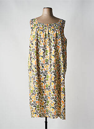 Robe longue sans manche sans manche beige AGATHE & LOUISE femme