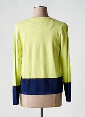 Gilet manches longues vert MARBLE pour femme seconde vue