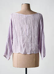 Gilet manches longues violet L'ATELIER D'ANNA pour femme seconde vue