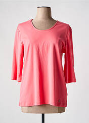 T-shirt rose MARBLE pour femme seconde vue