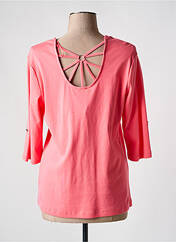 T-shirt rose MARBLE pour femme seconde vue