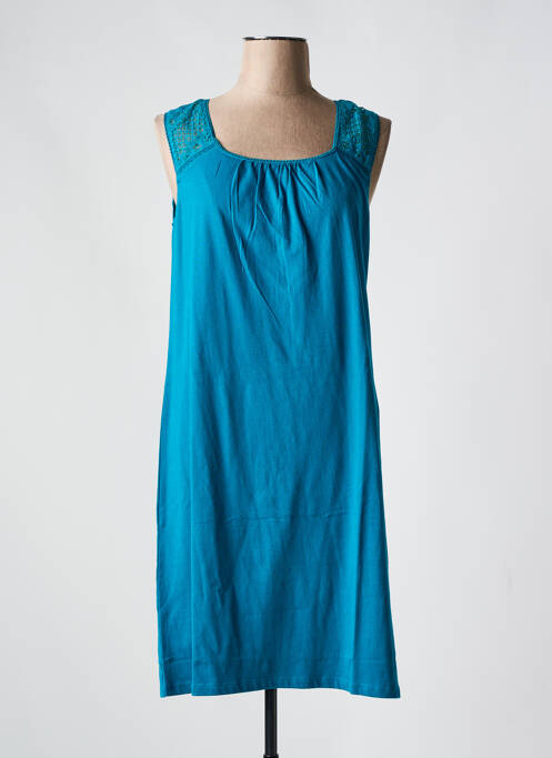 Robe mi-longue bleu AGATHE & LOUISE pour femme