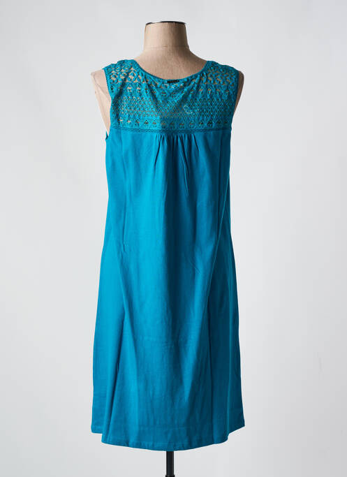 Robe mi-longue bleu AGATHE & LOUISE pour femme