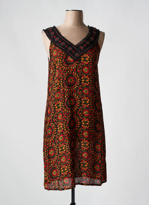 Robe mi-longue noir AGATHE & LOUISE pour femme