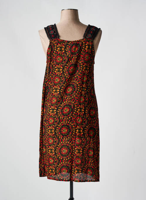 Robe mi-longue noir AGATHE & LOUISE pour femme