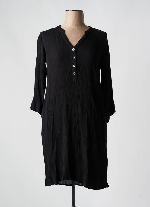 Robe mi-longue noir AGATHE & LOUISE pour femme