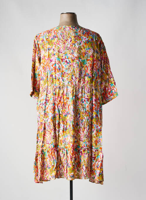 Robe mi-longue orange AGATHE & LOUISE pour femme