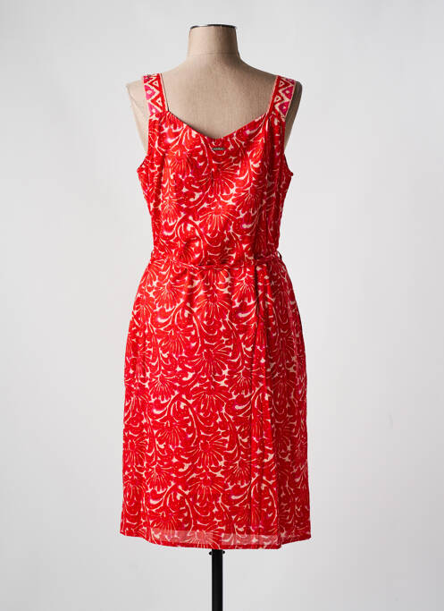 Robe mi-longue rouge AGATHE & LOUISE pour femme