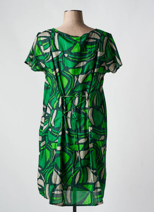 Robe mi-longue vert AGATHE & LOUISE pour femme