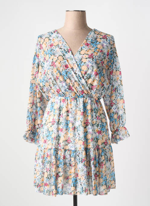 Robe courte bleu PINKA pour femme