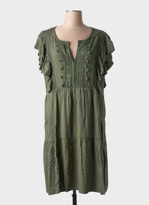 Robe mi-longue vert MOLLY BRACKEN pour femme