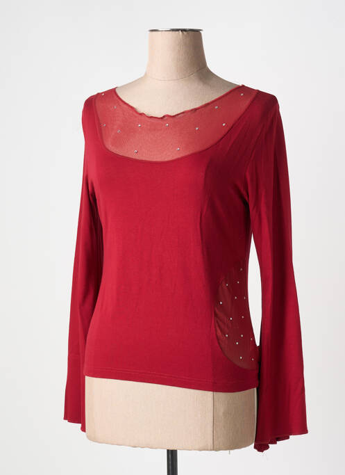 Top rouge COTE ANGLAISE pour femme
